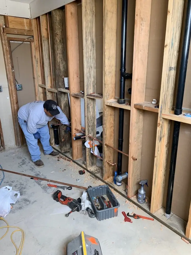Commercial rough-in plumbing for Water Heater Replacement in Spoonville